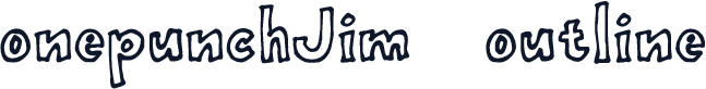 onepunchJim   outline