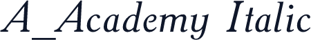 A_Academy Italic