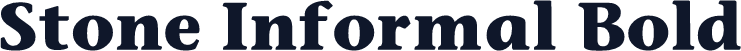 Stone Informal Bold