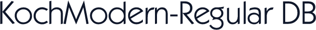 KochModern-Regular DB