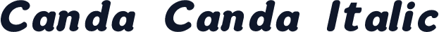 Canda Canda Italic