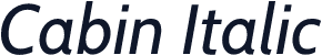Cabin Italic