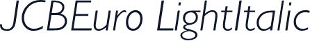 JCBEuro LightItalic