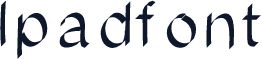 Ipadfont