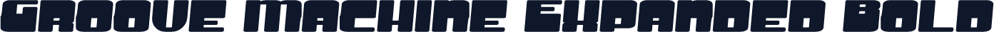 Groove Machine Expanded Bold
