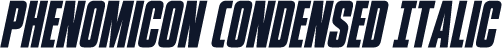 Phenomicon Condensed Italic