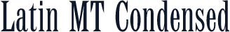 Latin MT Condensed