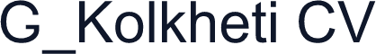 G_Kolkheti CV
