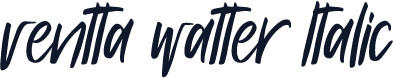 ventta watter Italic