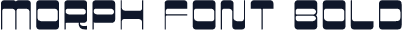 Morph Font Bold