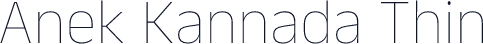 Anek Kannada Thin