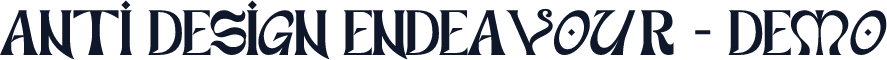 Anti Design Endeavour - Demo