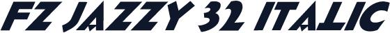FZ JAZZY 32 ITALIC