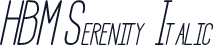 HBM Serenity Italic