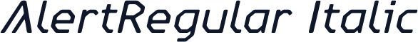 AlertRegular Italic