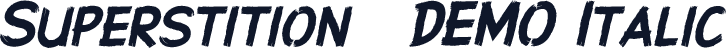 Superstition - DEMO Italic