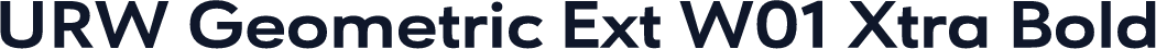 URW Geometric Ext W01 Xtra Bold