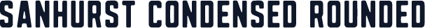 Sanhurst Condensed Rounded