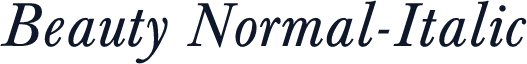 Beauty Normal-Italic