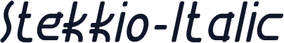 Stekkio-Italic