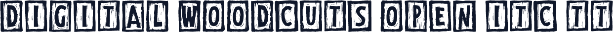 Digital Woodcuts Open ITC TT