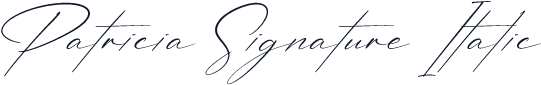 Patricia Signature Italic