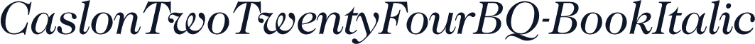CaslonTwoTwentyFourBQ-BookItalic