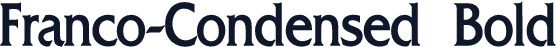 Franco-Condensed Bold