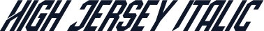 High Jersey Italic