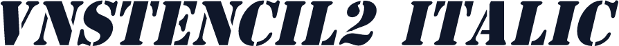 VnStencil2 Italic