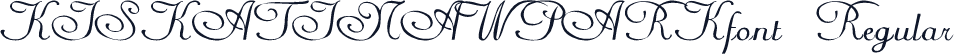 KISKATINAWPARKfont Regular