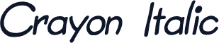 Crayon  Italic