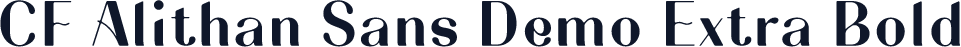 CF Alithan Sans Demo Extra Bold