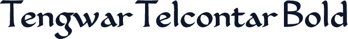 Tengwar Telcontar Bold