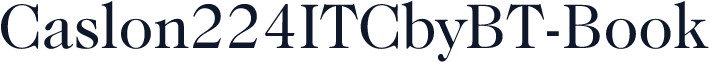 Caslon224ITCbyBT-Book