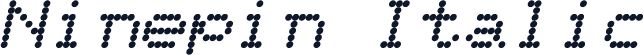 Ninepin Italic