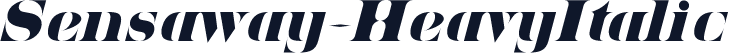 Sensaway-HeavyItalic