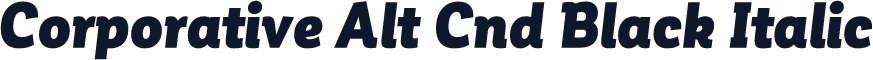 Corporative Alt Cnd Black Italic