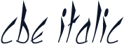 cbe Italic