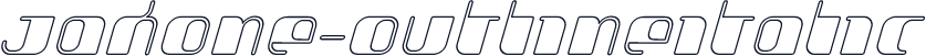 Jakone-OutlineItalic