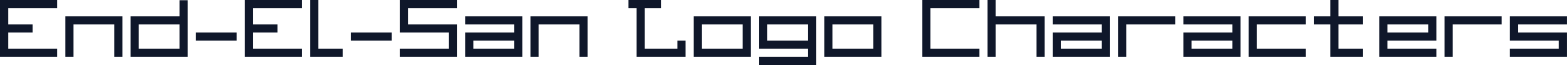 End-El-San Logo Characters