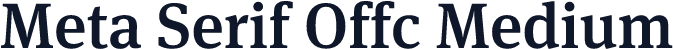 Meta Serif Offc Medium