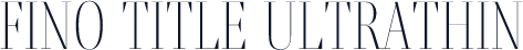 ☞Fino Title UltraThin