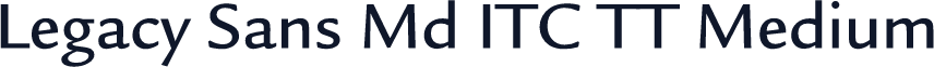 Legacy Sans Md ITC TT Medium