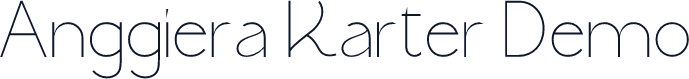 Anggiera Karter Demo