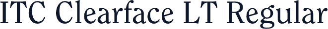 ITC Clearface LT Regular