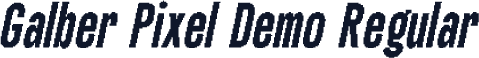 Galber Pixel Demo Regular
