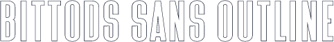 Bittods Sans Outline