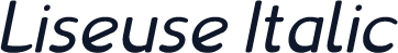 Liseuse Italic