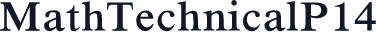 MathTechnicalP14